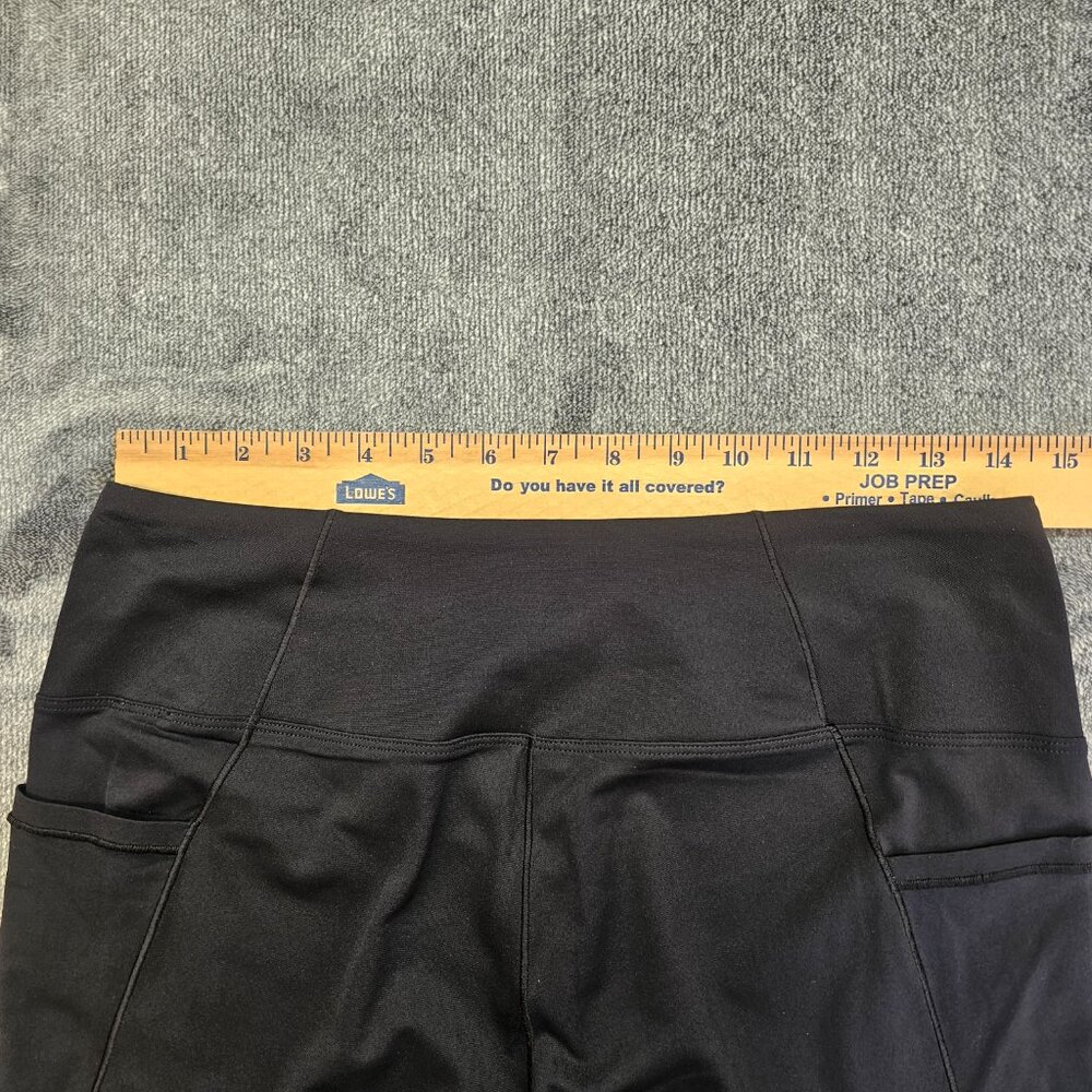 mountain hardwear Womens Medium mountain Stretch leggings black 1942641 UPF 50 - Picture 10 of 12